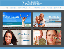 Tablet Screenshot of 417plasticsurgery.com